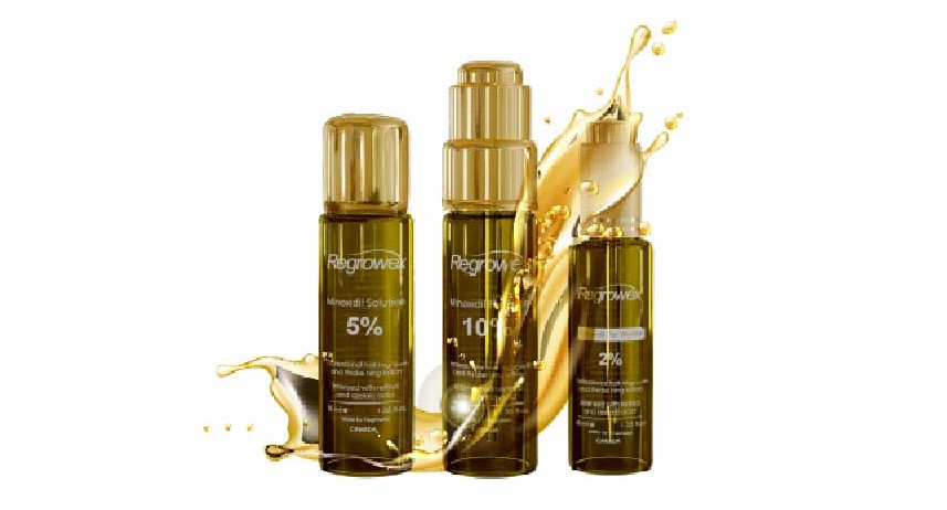 Regrowex minoxidil solution bottles